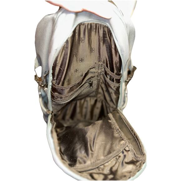 Swiss Tech ALPS BACKPACK Gray Canvas, great for school, work, or outdoors Laptop - Picture 6 of 16